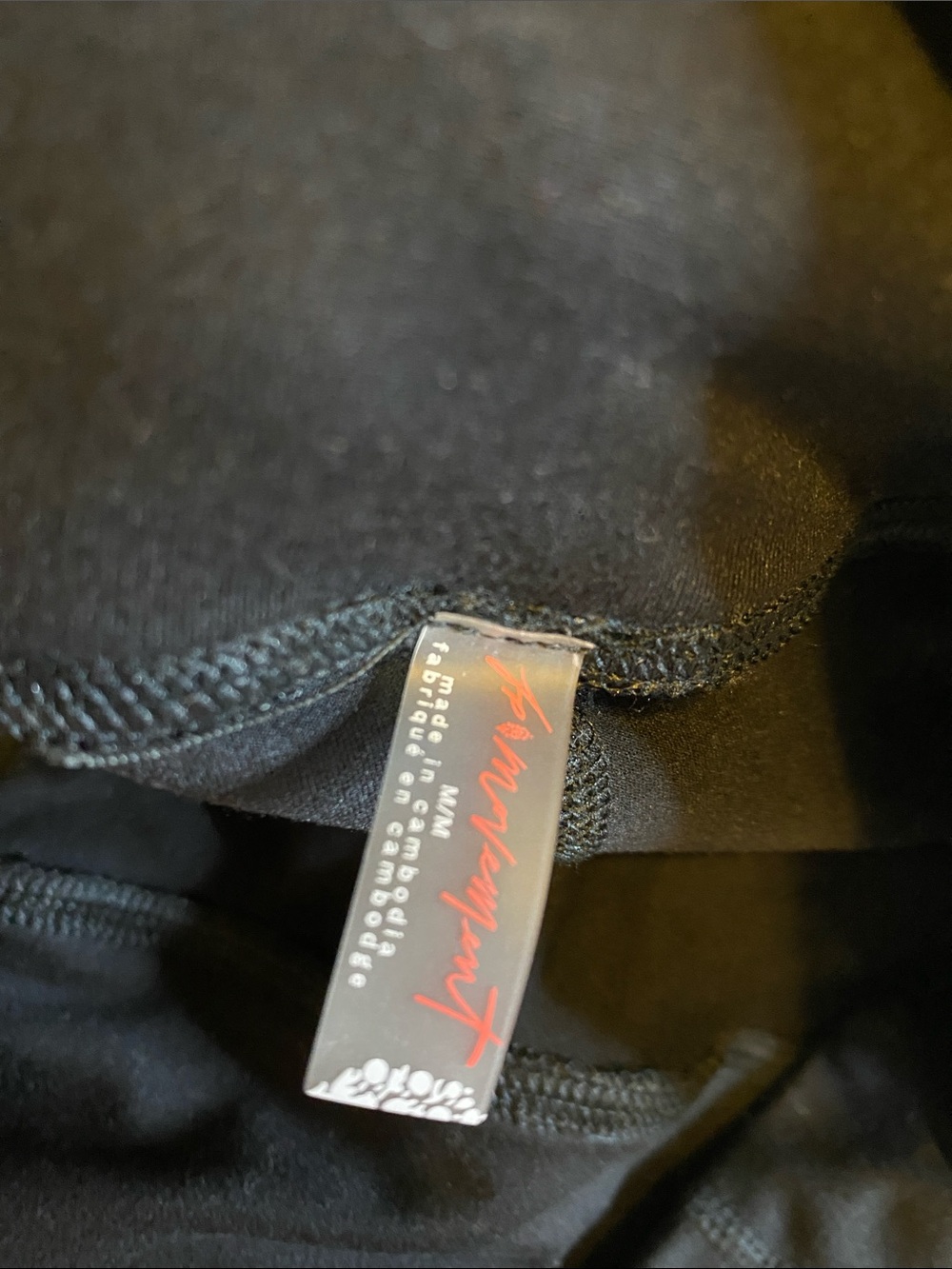 Free People Black Athletic Skort with Built-In Shorts - Picture 3 of 9